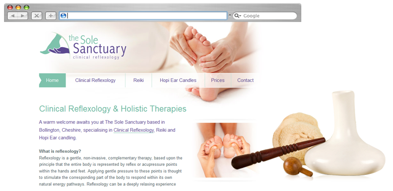 The Sole Sanctuary website