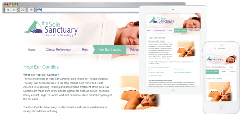 Clinical reflexology website